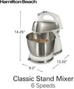 Ver mais imagens de Hamilton Beach Stand/hand Mixer, 4 Qt, 6 Vel. 290w, Branco