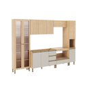 Ver imagem 2 de Kit Cozinha Completa 310x220cm New Rebeca Mel e Off White