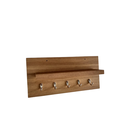 Ver imagem 2 de Porta Chaves 5 Ganchos Mdf Madeirado Carmel Decoração Marrom