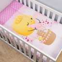 Ver imagem 1 de Edredom de Berço Avulso Americano Infantil Estampado Cobertor Bebês Menino Menina Ursinha Balão