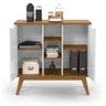 Conjunto Home Office 3 Peças com 1 Escrivaninha, 1 Balcão Buffet e 1 Armário Patrimar Móveis - 8