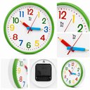 Ver imagem 4 de Relogio de Parede Infantil Educativo Colorido 25cm Decoracao Quarto Sala de Aula Brinquedoteca Sweet