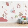 Adesivo de Parede Fim de Estação - Elementos Florais - 1