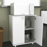 Conjunto Armário Multiuso para Lavanderia 04 pç CJ43018-011 Tecno Móbili - Branco - 8
