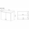 Conjunto Armário Multiuso para Lavanderia 04 pç CJ43018-011 Tecno Móbili - Branco - 5