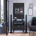 Ver imagem 1 de Home Com Bancada E Painel Para Tv Ate 36' Canada Art in Móveis Preto