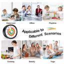 Ver imagem 3 de Secura Timer Visual de 60 Minutos com Padrão Arco-íris, Função Pausa (preto)