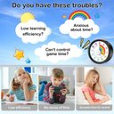 Ver imagem 2 de Secura Timer Visual de 60 Minutos com Padrão Arco-íris, Função Pausa (preto)