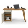 Conjunto Home Office 3 Peças com 1 Escrivaninha, 1 Balcão Buffet e 1 Armário Patrimar Móveis - 5