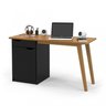 Conjunto Home Office 3 Peças com 1 Escrivaninha, 1 Balcão Buffet e 1 Armário Patrimar Móveis - 4