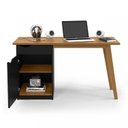Ver imagem 5 de Conjunto Home Office 3 Peças com 1 Escrivaninha, 1 Balcão Buffet e 1 Armário Patrimar Móveis