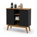 Ver imagem 6 de Conjunto Home Office 3 Peças com 1 Escrivaninha, 1 Balcão Buffet e 1 Armário Patrimar Móveis