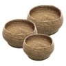 Conjunto 3 Cachepots de Fibra Natural e Forro de Plástico 61655 - Wolff - 2