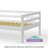 Cama Prime Telhado e Grade De Proteção Branco - 2