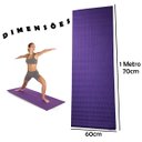Ver imagem 2 de Tapete de Yoga Dobravel Pilates Fisioterapia Meditaçao Exercicio Fisico Alongamento Ginastica Casa a