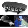 KIT 5 LANTERNA LED FAROL DE CABECA ILUMINACAO TRILHA PESCA CLIP ON - 2