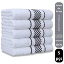 Ver imagem 2 de Kit 5 Pano de Prato Super Luxo Atoalhado Premium Gourmet Beka - Preto Preto