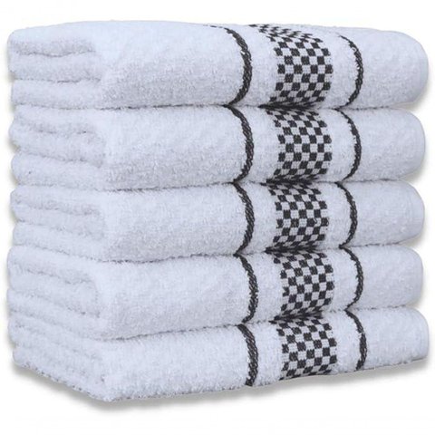 Kit 5 Pano de Prato Super Luxo Atoalhado Premium Gourmet Beka - Preto Preto