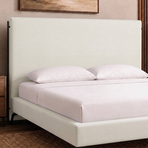 Cabeceira para Cama Box Casal 158cm Almeria Facto Off White - Sallar Home