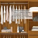 Ver imagem 6 de Guarda-roupa Casal Stella 8 Portas 4 Gavetas 100% Mdf Cinamomo/off White - Acp Móveis