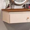 Ver imagem 2 de Penteadeira Camarim Suspensa com Gaveta