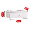 Ver imagem 4 de Penteadeira Camarim Suspensa com Gaveta