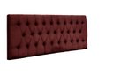 Ver imagem 1 de Cabeceira Painel Imperatriz 120 cm com Capitonê Suede Vermelho
