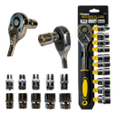 Ver imagem 4 de Jogo de Soquetes Titanium C/catraca 1/2pol C/11pcs 10a22mm Vanadium