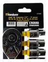 Ver imagem 2 de Jogo de Soquetes Titanium C/catraca 1/2pol C/11pcs 10a22mm Vanadium