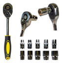 Ver imagem 1 de Jogo de Soquetes Titanium C/catraca 1/2pol C/11pcs 10a22mm Vanadium