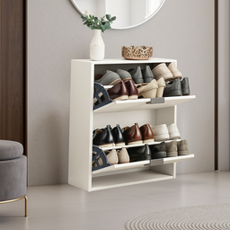 Sapateira 4 Andares Organizador Bolsas Sapatos Sandália Tênis Madeira Mdf Gaveta Basculante Multiuso - 4