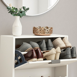 Sapateira 4 Andares Organizador Bolsas Sapatos Sandália Tênis Madeira Mdf Gaveta Basculante Multiuso - 2