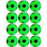Kit 12x Bola de Vinil Pingo Dente de Leite Futebol - Verde - 2