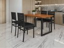 Ver imagem 1 de Conjunto Metálico para Jardim 4 Cadeiras 1,20x0,75m - Barcelona - Paonanda Decor
