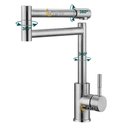 Ver imagem 2 de Torneira Monocomando Inox Articulada 360º Mesa Escovada 1/4