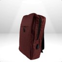 Ver imagem 4 de Mochila P Notebook Impermeável com Usb Reforçada Vermelha