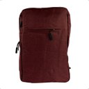 Ver imagem 1 de Mochila P Notebook Impermeável com Usb Reforçada Vermelha