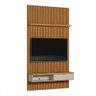 Painel para Tv até 60 Polegadas 1 Porta 140 Cm Nature Ripado/off White - Linea Brasil - 2