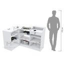 Ver imagem 6 de BALCÃO EM L COM CAIXA TAMPO RETO M308.B MUNDI MOVEIS