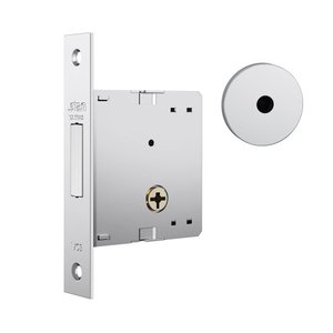 Fechadura Stam Trava Auxiliar Tetra 40mm 1002 Rr Ix Cromado