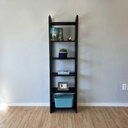 Ver imagem 3 de Estante Linea Slim 6 Prateleiras Madeira Pinus Preto 53cm Artfactory Design