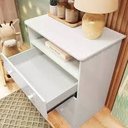 Ver imagem 3 de Kit Berço e Cômoda Peroba Smim Cor Branco Quarto Infantil