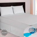 Ver imagem 2 de Capa Colchão Solteiro Impermeável Protetor Elástico Anti Ácaro Cama Protetora 188x88cm Lençol Anti X