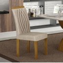 Ver imagem 1 de Cadeira para Mesa de Jantar 2 Unidades Doha Mdf - Leifer