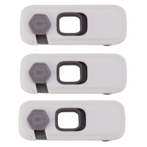 Trava de Segurança Geladeira Gaveta Kit 3 Unidades Criança Bebe Fechadura Armario Gaveta Porta Evita