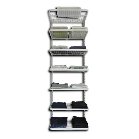 MÓDULO DE CLOSET C60H - PRATELEIRAS COM 30 CM PROFUNDIDADE