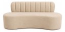 Ver imagem 2 de Sofa Orgânico Decorativo Casal Villas Suede Bege