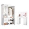 Closet e Camarim Wako Branco Fosco Liso - 1