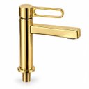 Ver imagem 3 de Torneira Daytona Dourada Baixa Aço Inox 304 Luxo Goldenx