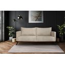 Ver imagem 3 de Sofá Atlas 2 Lugares 160cm Linho Boucle: Bege